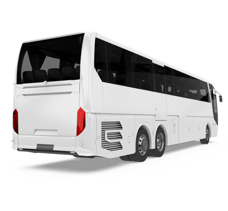 Coach Bus Isolatedの写真素材