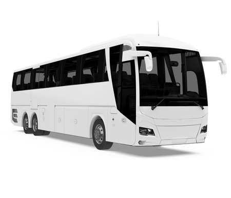 Coach Bus Isolatedの写真素材