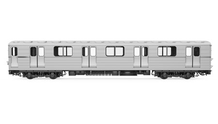 Subway Car Isolatedの写真素材