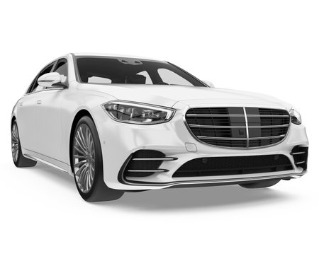 Sedan Car Isolatedの写真素材