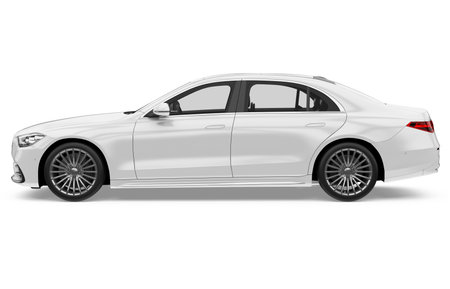 Sedan Car Isolatedの写真素材