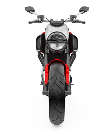 Sport Motorcycle Isolatedの写真素材