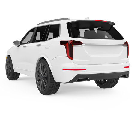 SUV Car Isolatedの写真素材