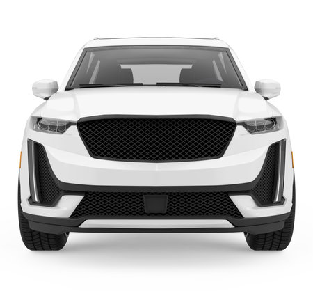 SUV Car Isolatedの写真素材