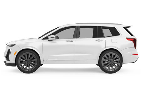 SUV Car Isolatedの写真素材