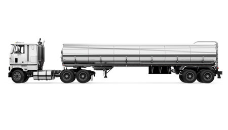 Fuel Tanker Truckの写真素材