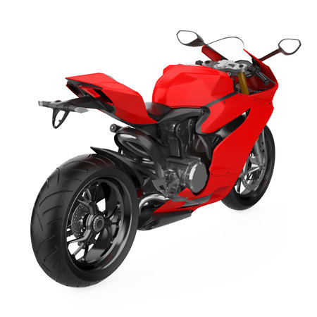 Sport Motorcycle Isolatedの写真素材