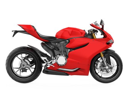Sport Motorcycle Isolatedの写真素材