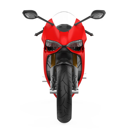 Sport Motorcycle Isolatedの写真素材