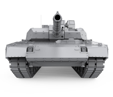Military Tank Isolatedの写真素材