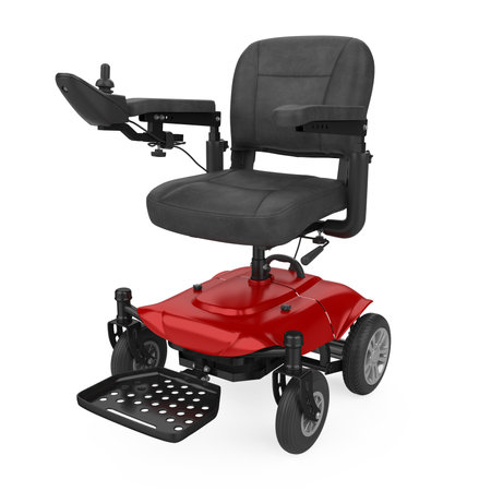 Electric Wheelchair Isolatedの写真素材