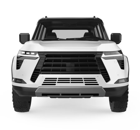 SUV Car Isolatedの写真素材