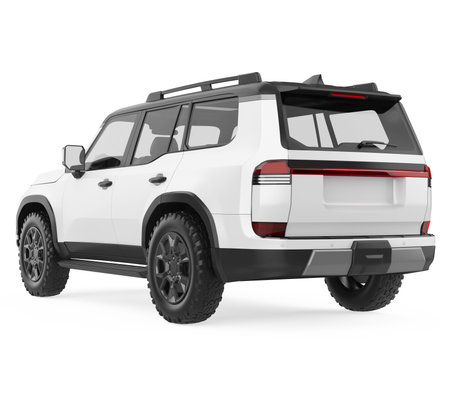 SUV Car Isolatedの写真素材