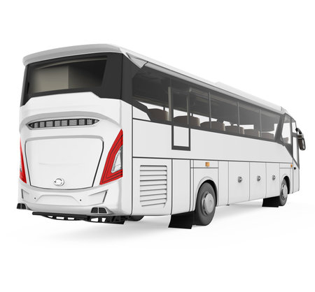 Coach Travel Bus Isolatedの写真素材