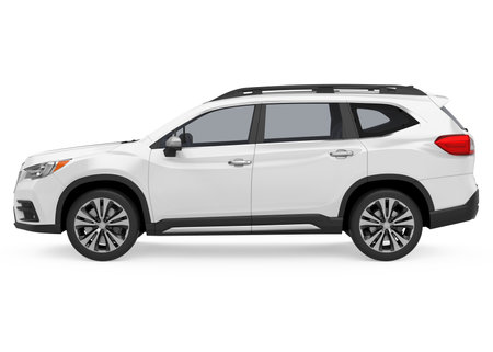 SUV Car Isolatedの写真素材
