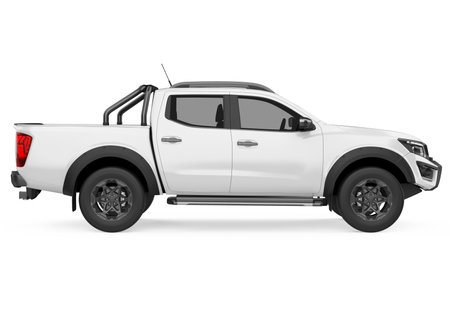 Pickup Truck Isolatedの写真素材