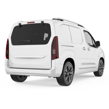 Delivery Van Isolatedの写真素材
