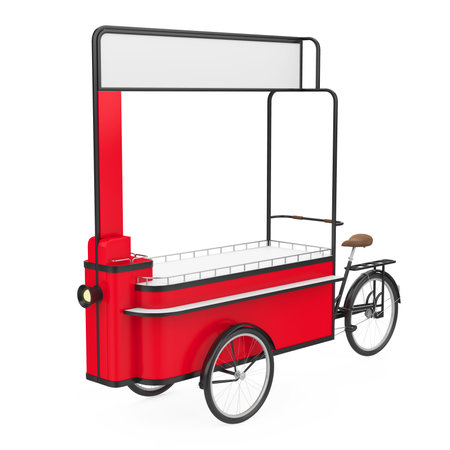 Food Cart Isolatedの写真素材
