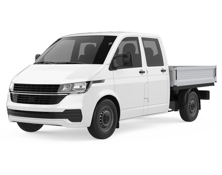 Pickup Truck Isolatedの写真素材
