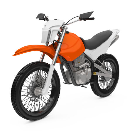 Motocross Motorcycle Isolatedの写真素材