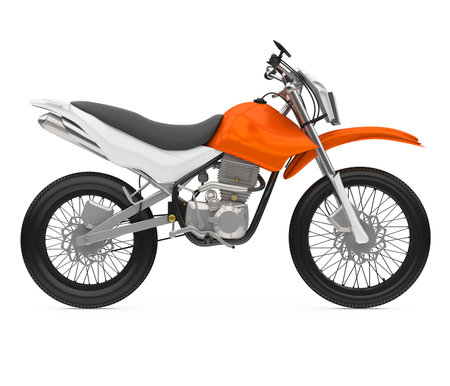 Motocross Motorcycle Isolatedの写真素材