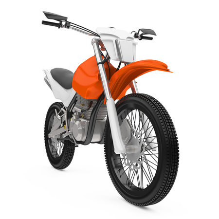 Motocross Motorcycle Isolatedの写真素材