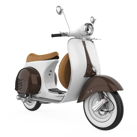 Scooter Motorcycle Isolatedの写真素材
