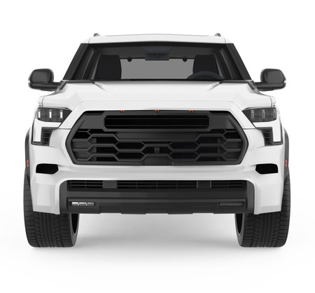 SUV Car Isolatedの写真素材