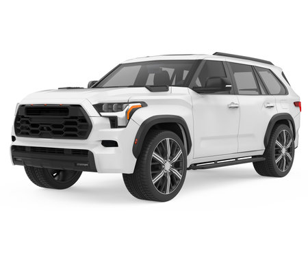 SUV Car Isolatedの写真素材