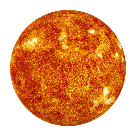 Sun Solar System Isolatedの写真素材
