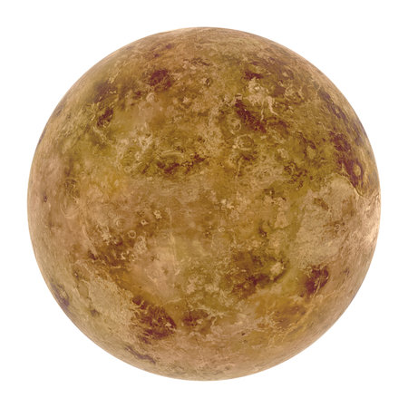 Planet Venus Isolatedの写真素材