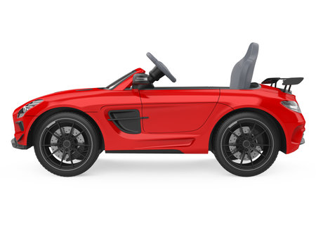 Children Electric Car Isolatedの写真素材