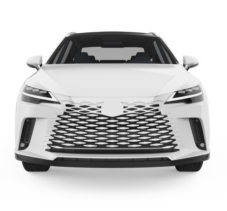 SUV Car Isolatedの写真素材