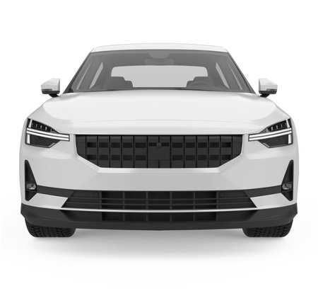 Sedan Car Isolatedの写真素材