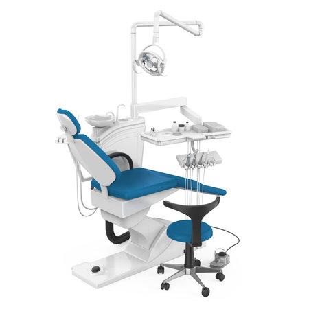 Dental Chair Isolatedの写真素材