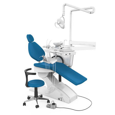 Dental Chair Isolatedの写真素材