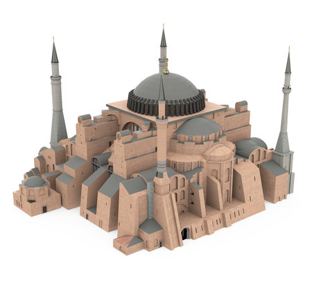 Hagia Sophia Isolatedの写真素材
