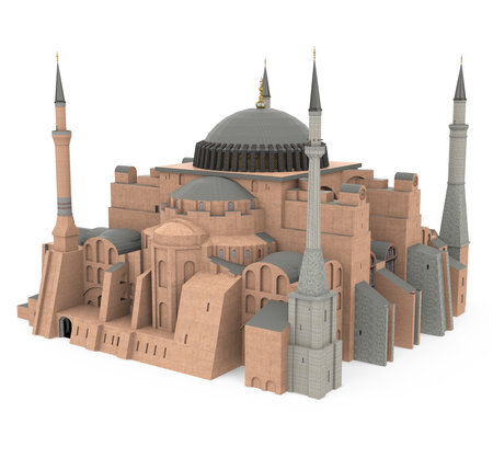 Hagia Sophia Isolatedの写真素材