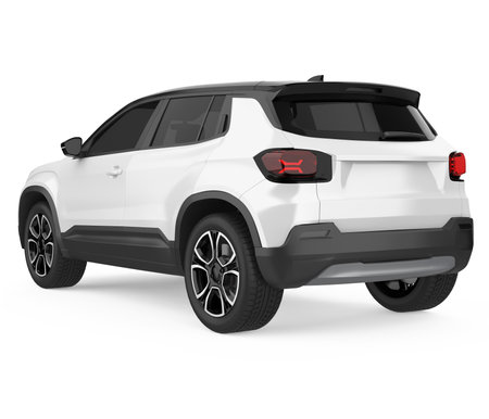 SUV Car Isolatedの写真素材