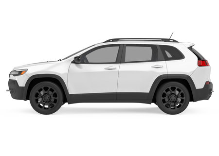 SUV Car Isolatedの写真素材