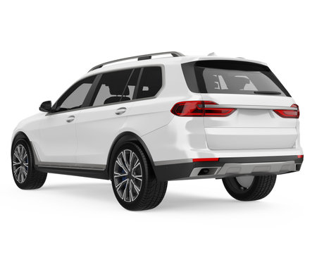 SUV Car Isolatedの写真素材