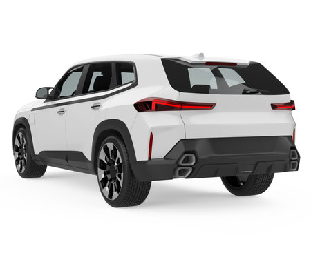 SUV Car Isolatedの写真素材