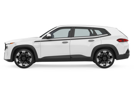 SUV Car Isolatedの写真素材