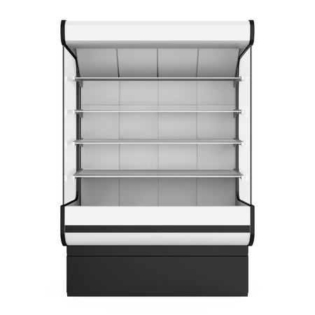 Commercial Display Refrigerator Isolatedの写真素材