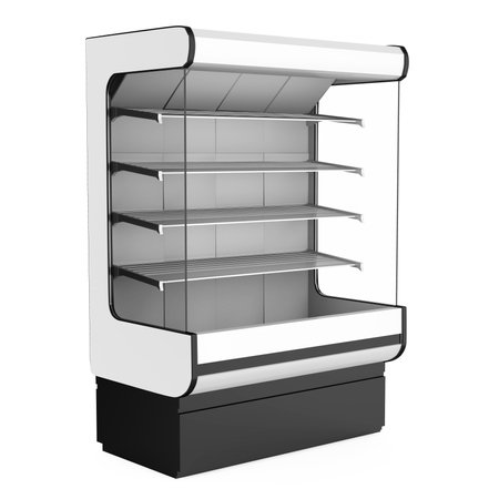 Commercial Display Refrigerator Isolatedの写真素材