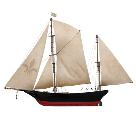 Sail Ship Isolatedの写真素材
