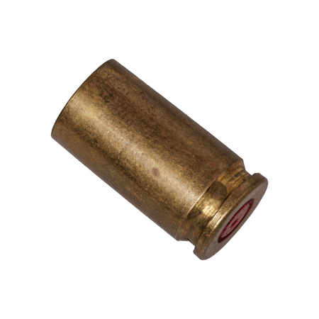Empty bullet cartridge isolated on a white background