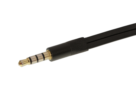 Audio jack isolated on a white background