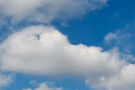 Beautiful clouds and blue sky background