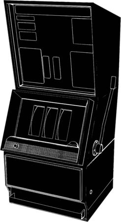 Jackpot Casino Slot Machine Vectorのイラスト素材